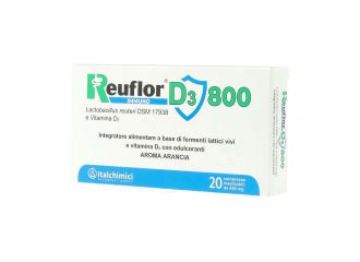 Reuflor d3 800 20 compresse masticabili aroma arancia