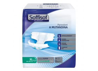 Soffisof classic pannolino mutandina super xl 15 pezzi