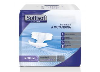 Soffisof classic pannolino mutandina maxi m 15 pezzi