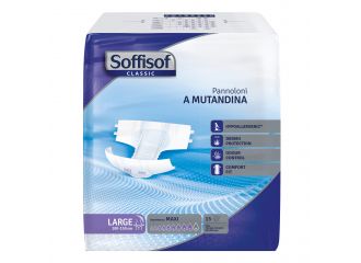 Soffisof classic pannolino mutandina maxi l 15 pezzi