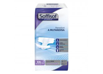 Soffisof classic pannolino mutandina maxi xxl 15 pezzi