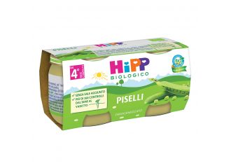 Hipp bio omogeneizzato piselli 2x80 g