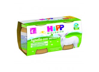 Hipp bio omogeneizzato agnello con verdure 2x80 g
