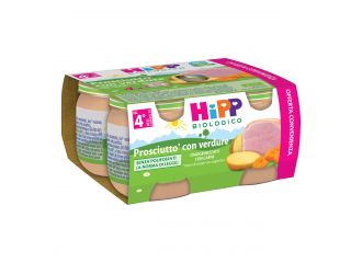 Hipp bio hipp bio omogeneizzato prosciutto con verdure 4x80 g