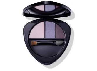 Dr hauschka mallow eyeshadow trio 03 ametrine  4,4 g