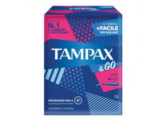 Tampax & go mini 18 pezzi