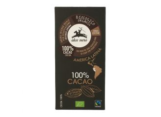 Tavoletta cioccolato extrafondente bio 100% cacao 50 g