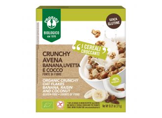 Easy to go bio crunchy avena banana uvetta e cocco 375 g