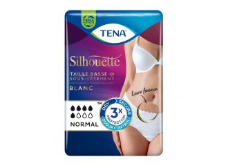 Pannolone a mutandina assorbente tena silhouette blanc large 5 pezzi
