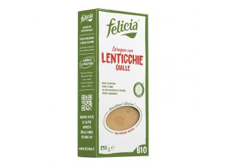 Felicia bio lasagne lenticchie gialle con riso integrale 250 g