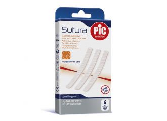 Cerotto per sutura pic solution 6 x 75 mm 6 pezzi