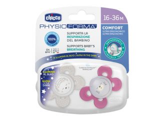 Chicco succhietto comfort lumi in silicone g16-36 mesi 2