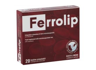 Ferrolip 20 bustine orosolubili gusto limone