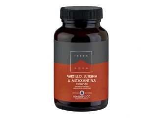 Terranova mirtillo luteina astaxantina sinergia per gli occhi 50 capsule