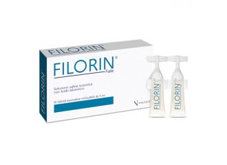 Filorin fiale soluzione salina isotonica con acido ialuronico 0,9% per uso inalatorio 10 fialoidi monodose richiudibili da 5 ml
