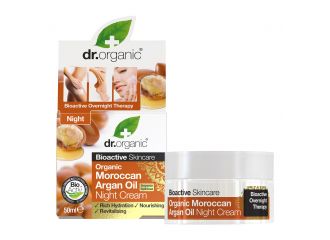 Dr organic argan night cream crema notte 50 ml