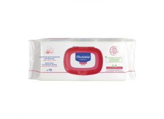 Mustela salviette detergente lenitivo 70 pezzi