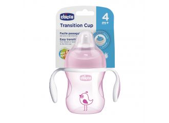 Chicco tazza transition rosa 4 mesi