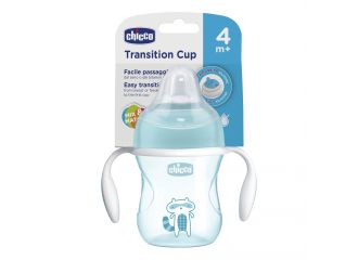 Chicco tazza transition azzurra 4 mesi