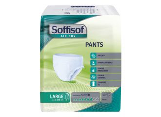 Pannolone soffisof air dry pants super large 10 pezzi