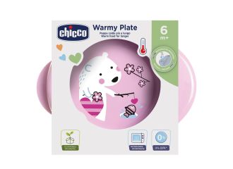 Chicco piatto pappacalda 6 mesi+ rosa