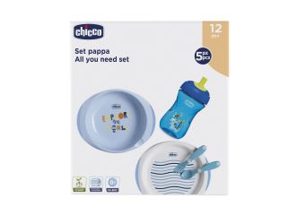 Chicco set pappa 12 mesi+ azzurro