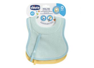 Chicco bavagline 0m+ 2pz azzurro