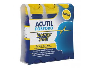 Acutil fosforo energy shot 3 x 60 ml