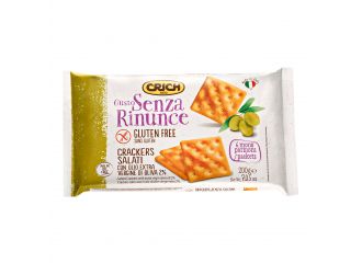 Gusto senza rinunce crackers salati con olio extravergine di oliva 2% 200 g