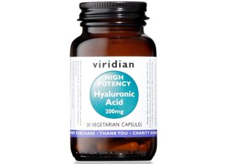 Viridian hyaluronic acid high potency 30 capsule viridian acido ialuronico alta concentrazione