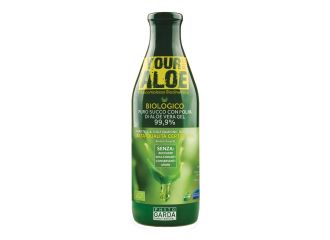 Your aloe bio puro succo con polpa di aloe vera gel 99,9% 1 litro per la funzione depurativa dell'organismo