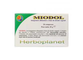 Miodol 20 compresse blister 10 g