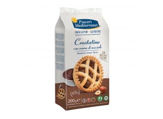 Piaceri mediterranei crostatina con crema di nocciola 4 x 50 g