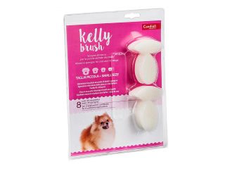 Kelly brush spugnetta abrasiva per cani di taglia piccola 16 pezzi