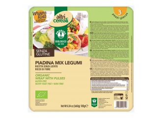 Altricereali piadina mix legumi 3 x 60 g