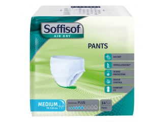 Pannolone soffisof air dry pants plus m 14 pezzi