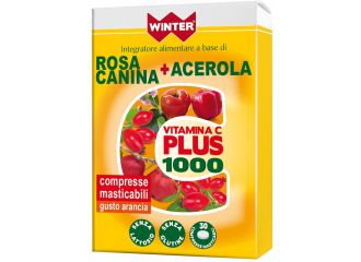 Winter vitamina c plus 1000 rosa canina + acerola 30 compresse masticabili
