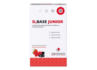 D3base junior 30 caramelle gommose frutti di bosco