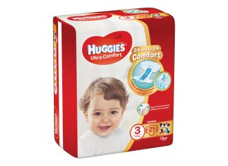 Pannolino huggies ultra comfort base 3 21 pezzi