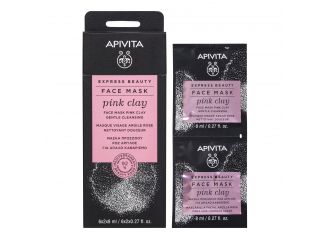 Apivita express pink clay 2 x 8 ml