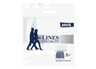 Lines specialist mutanda elastica xxl 3 pezzi