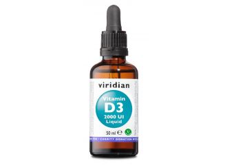 Viridian vitamin d3 2000ui liquid 50 ml