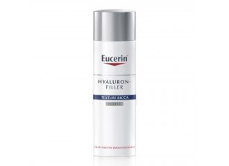 Eucerin hyaluron+filler texture ricca notte 50 ml