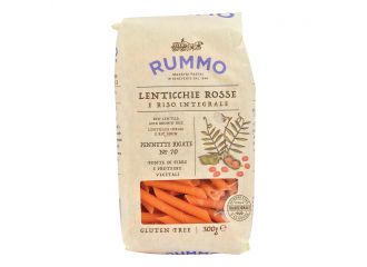 Rummo pennette rigate n 70 lenticchie rosse e riso integrale 300 g