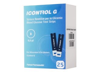 Strisce misurazione glicemia icontrol g 25 pezzi