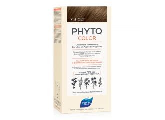 Phytocolor 7.3 biondo dorato 1 latte + 1 crema + 1 maschera + 1 paio di guanti