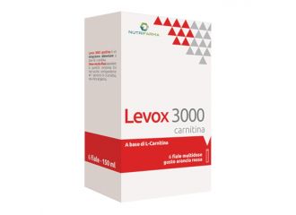 Levox 3000 carnitina 6 flaconcini da 25 ml