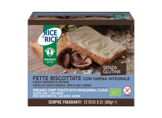 Rice & rice fette biscottate con farina integrale 300 g