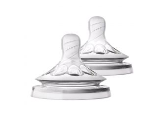 Avent 2 tettarelle natural flusso lento 2 fori