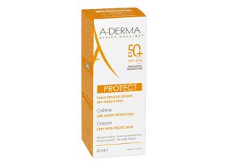Aderma a-d protect crema senza profumo 50+ 40 ml